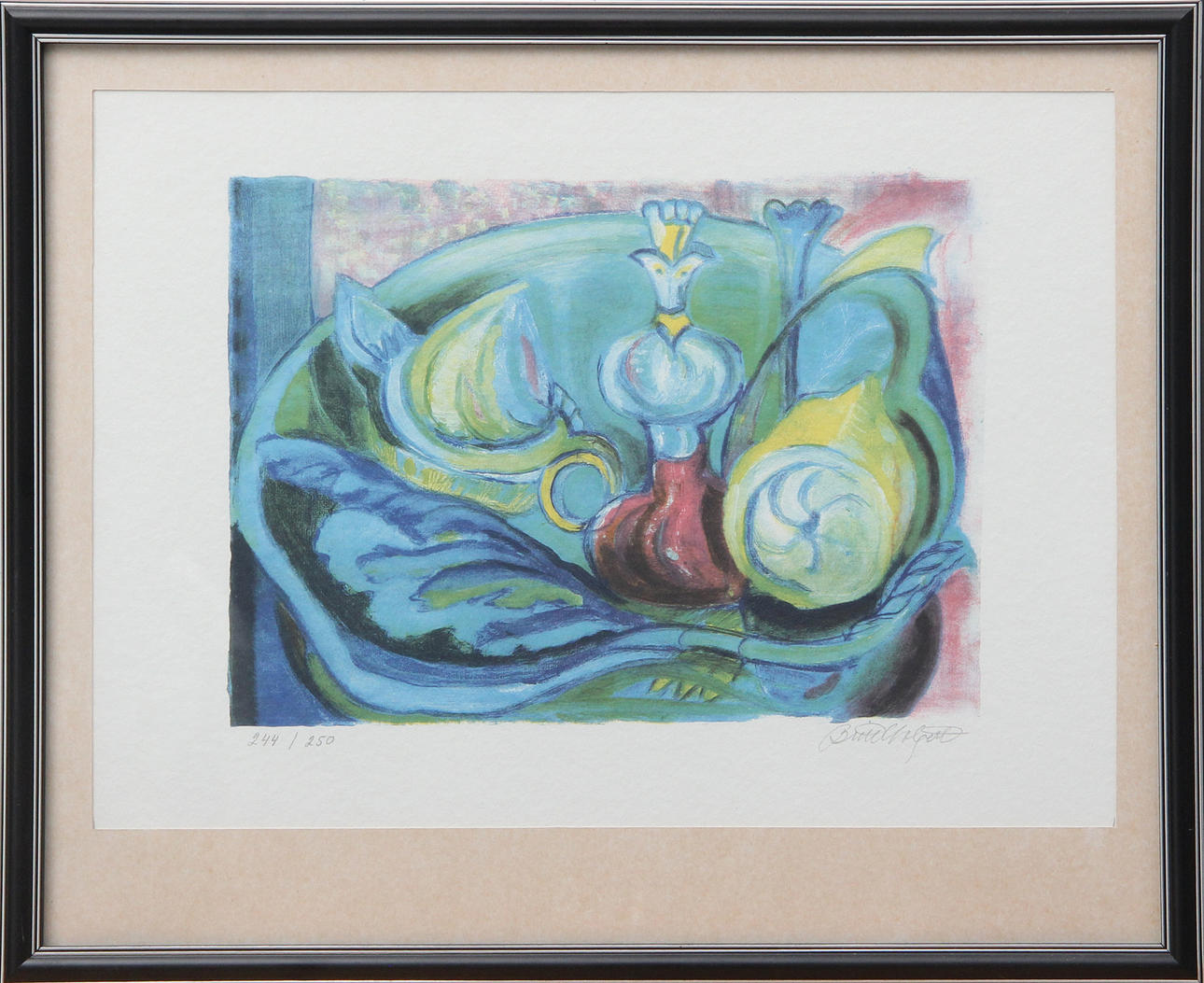 BRITT HOLGERT. LITO, signed.