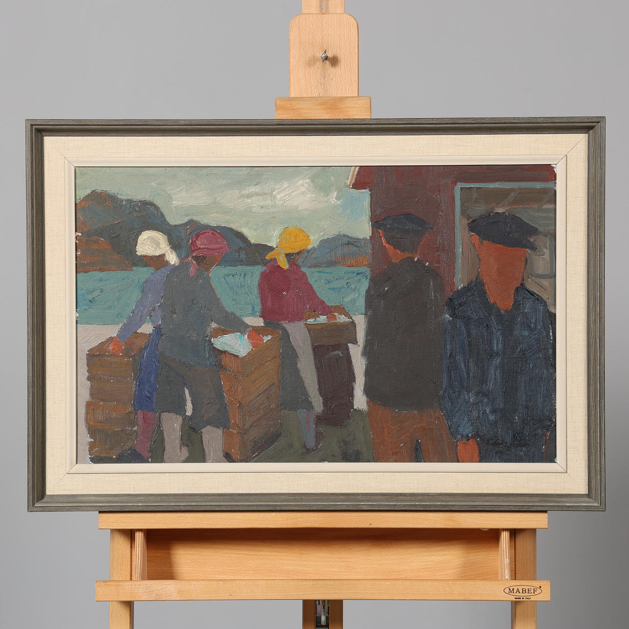 SVÄN GRANDIN. OIL ON CANVAS, signed.