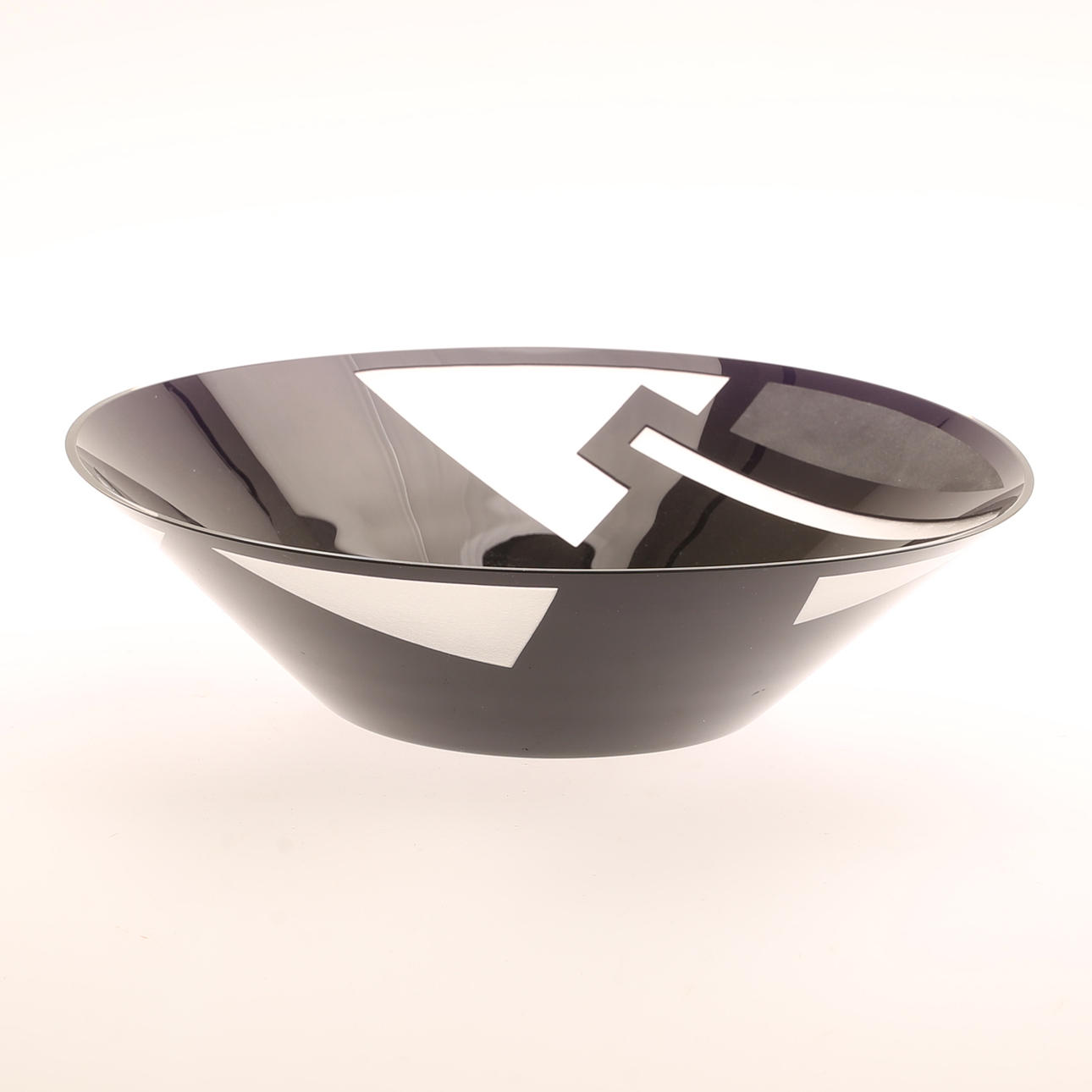 A glass bowl, Rosenthal.