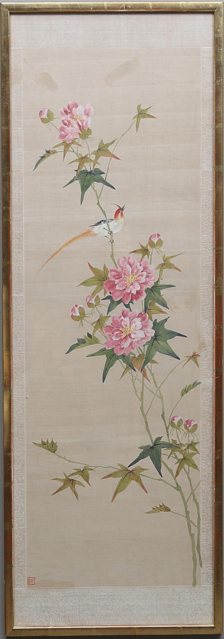 SIDENMÅLNING, Kina, 1900-tal.