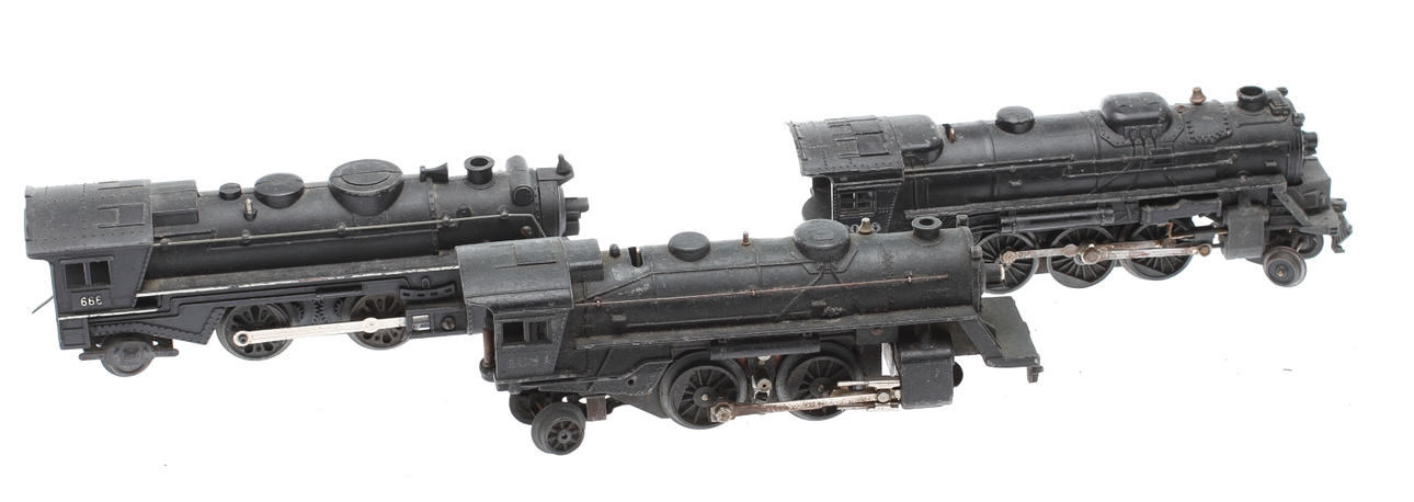 MODELLTÅG LIONEL, 3 st, No 2026, No 666 samt No 1655.