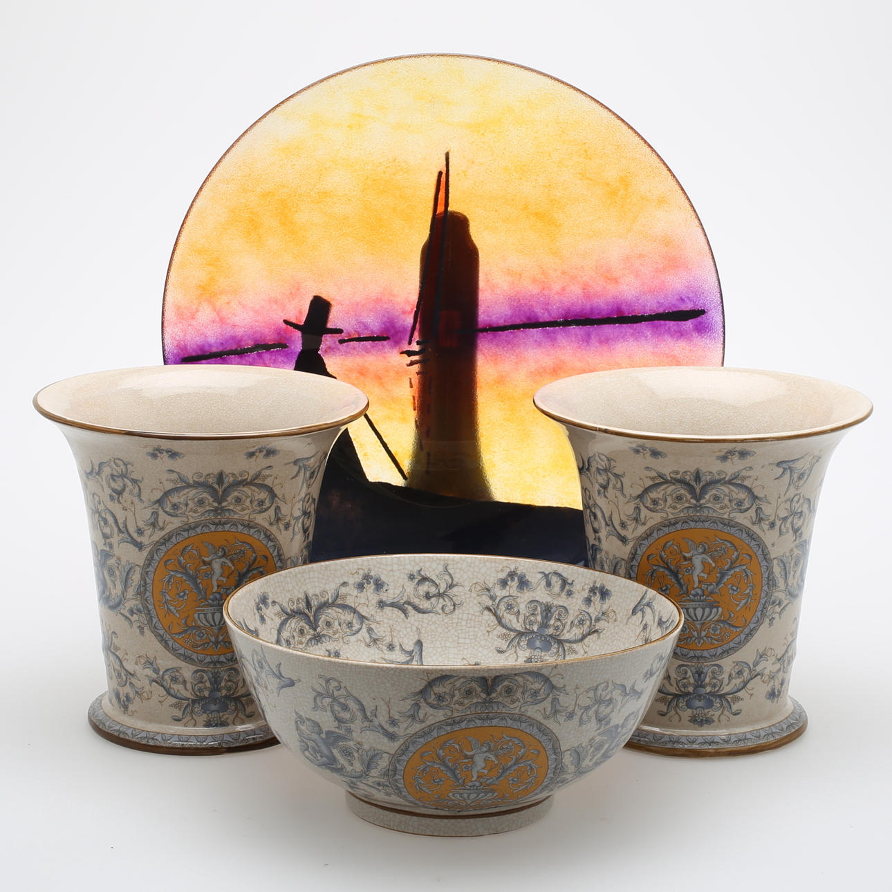 PORSLIN, 3 delar, design Miljögården samt FAT, glas.