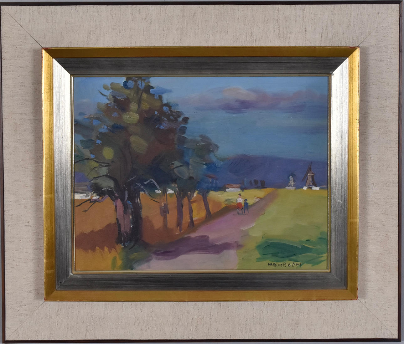 AXEL HAMBORN. Oil on panel.