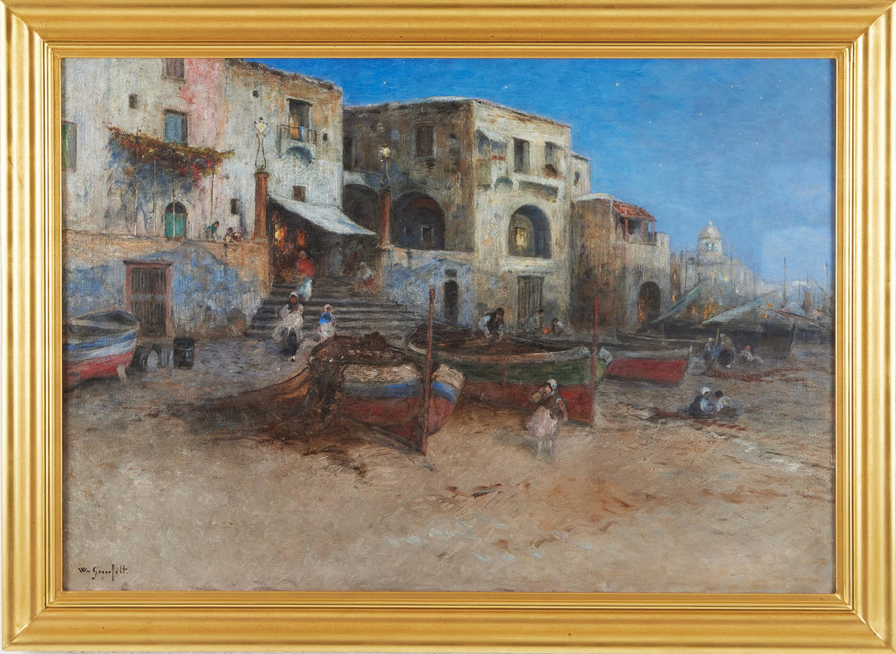 WILHELM VON GEGERFELT. Venice, starry evening.