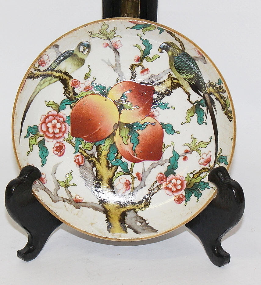 FAT, porslin, Fam.Rose, märkt Kangxi, Kina.