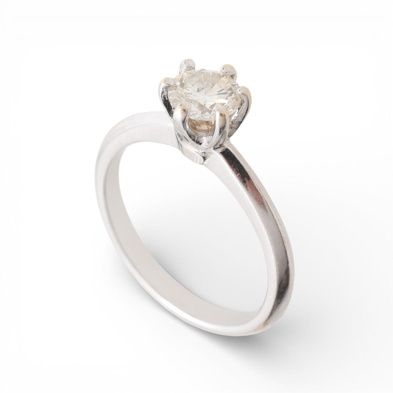 Solitaire ring.