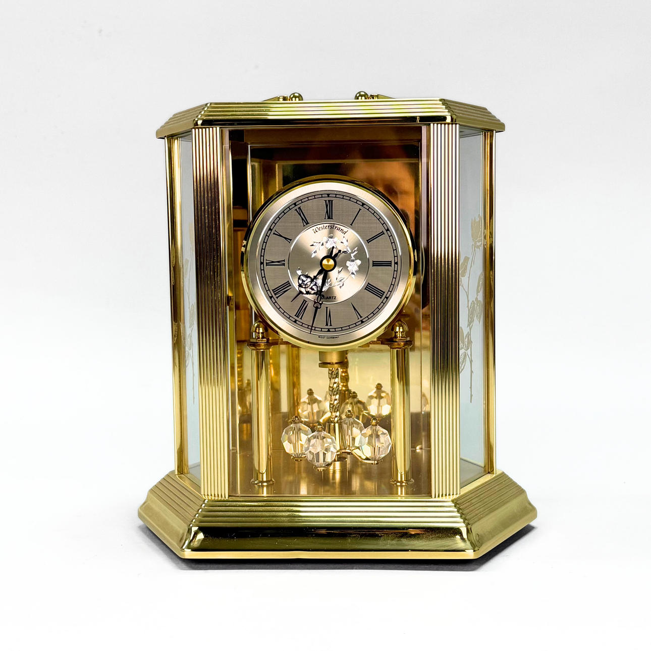 ÅRSUR - Westerstrand quartz, Brass & Glass.