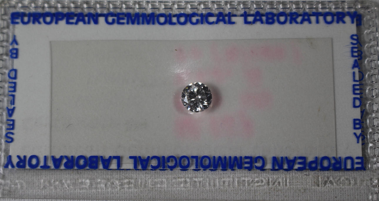 DIAMANT, 0,54 ct,River, VVS EGL Certifikat, 1977.