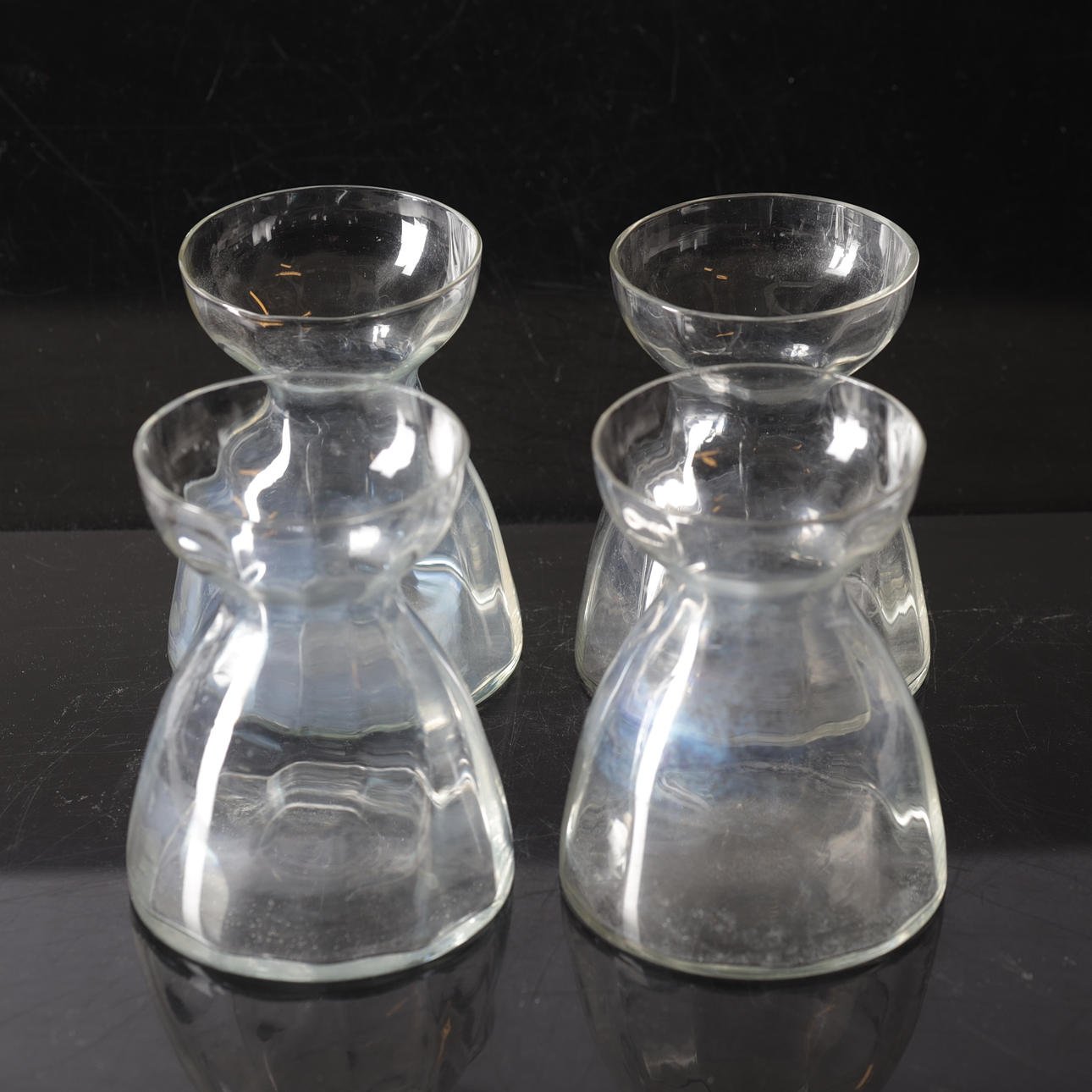 HYACINTVASER, 4 st. Glas, 1900-tal.