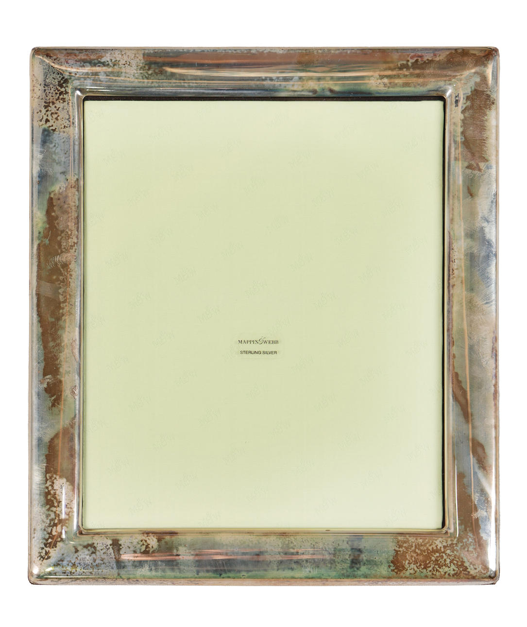 A LARGE STERLING SILVER PHOTOGRAPH FRAME BY MAPPIN & WEBB.