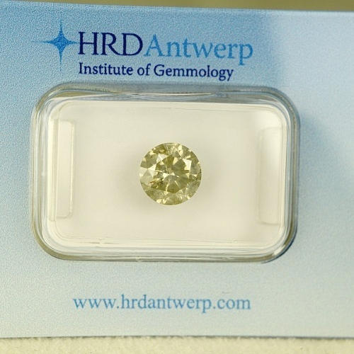 Diamond, 1.52ct. HRD Antwerp Certificate.