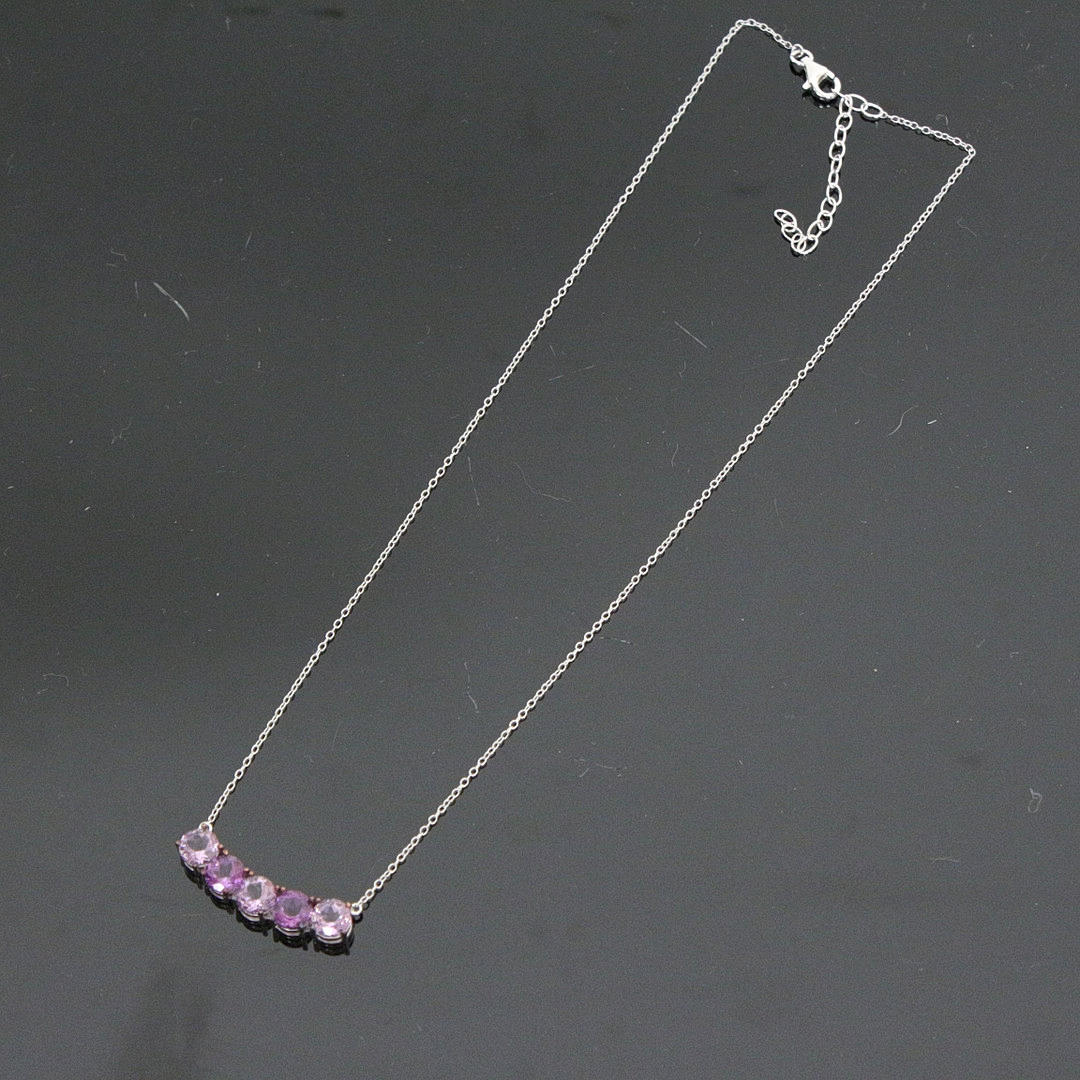 Amethyst necklace.