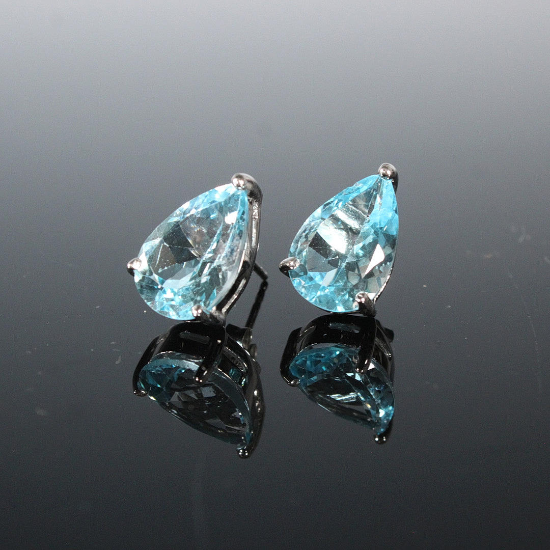 925 silver topaz earrings.
