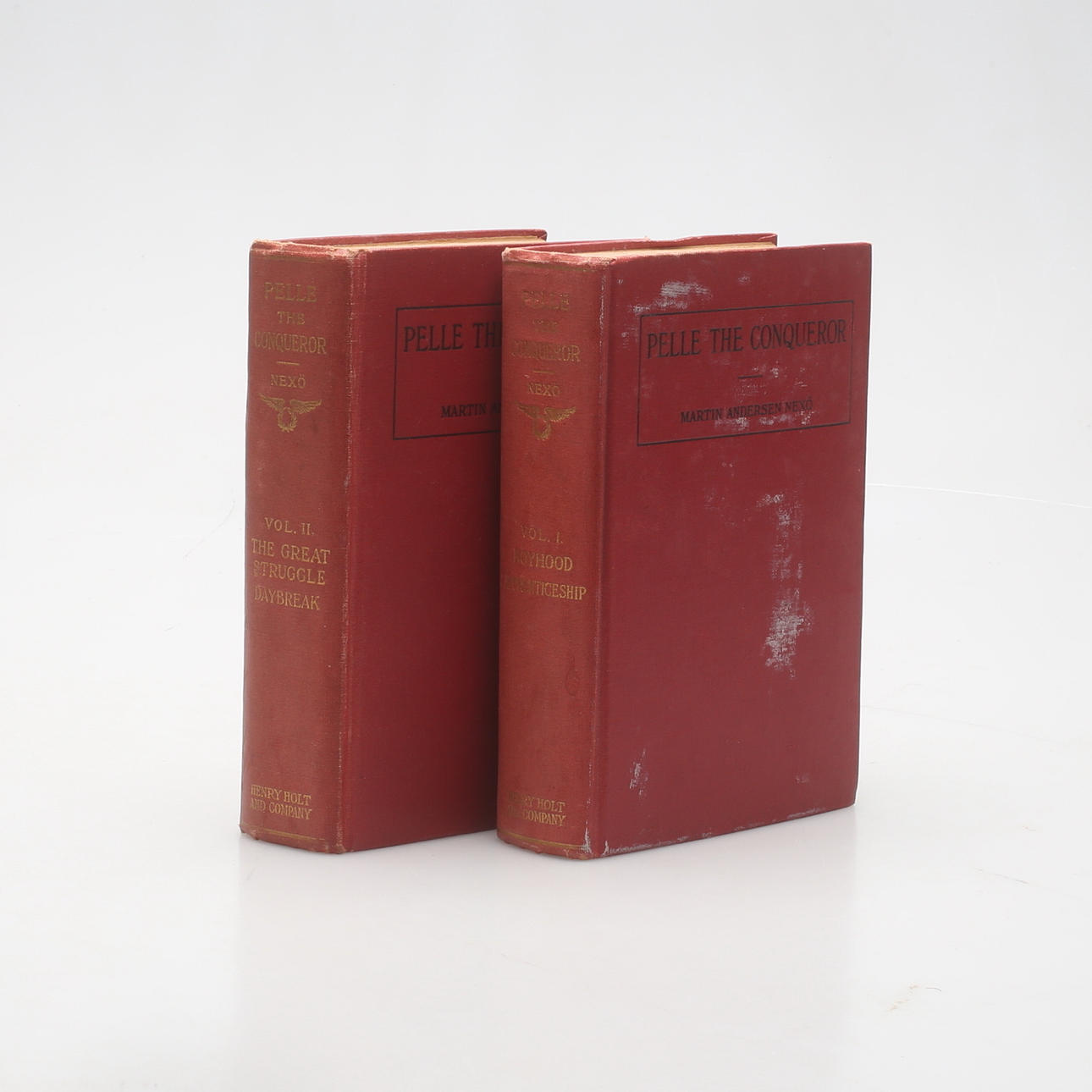 BÖCKER, 2 st, Martin Andersen Nexö, "Pelle the Conqueror", 1917.