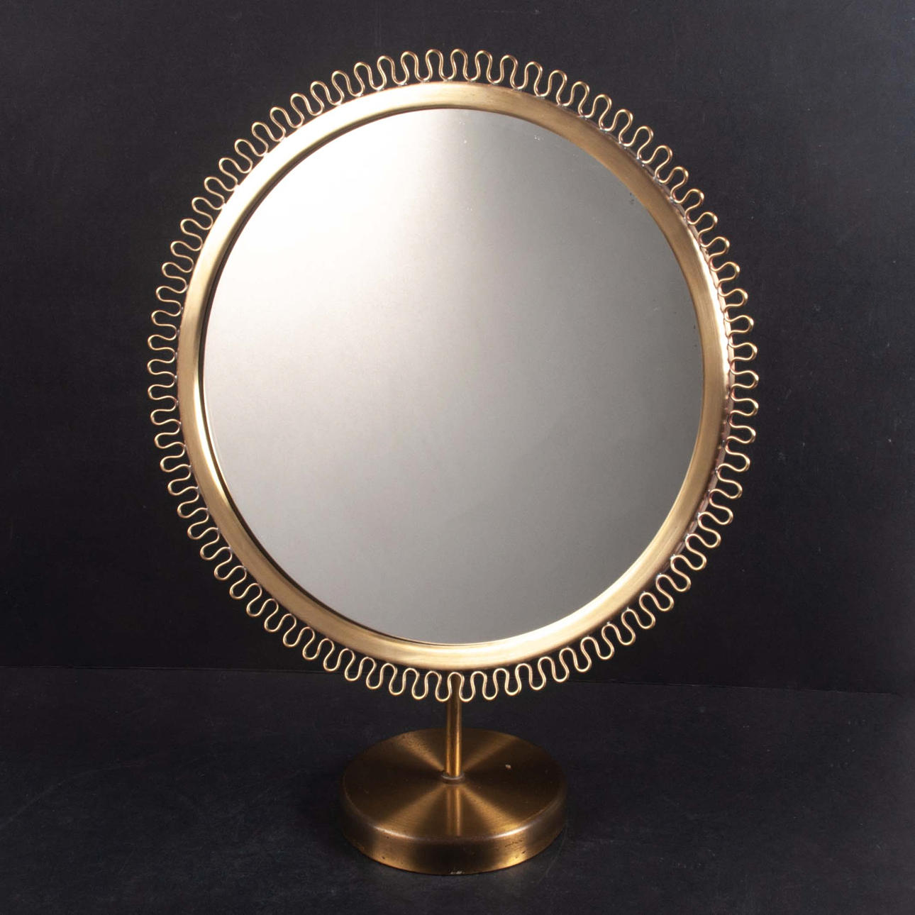 A Swedish Modern table mirror, 1940s/50s.