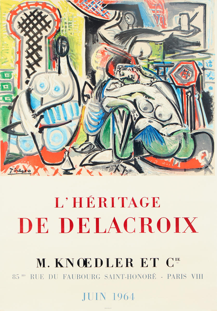 AFTER PABLO PICASSO. “L'HÉRITAGE DE DELACROIX”.