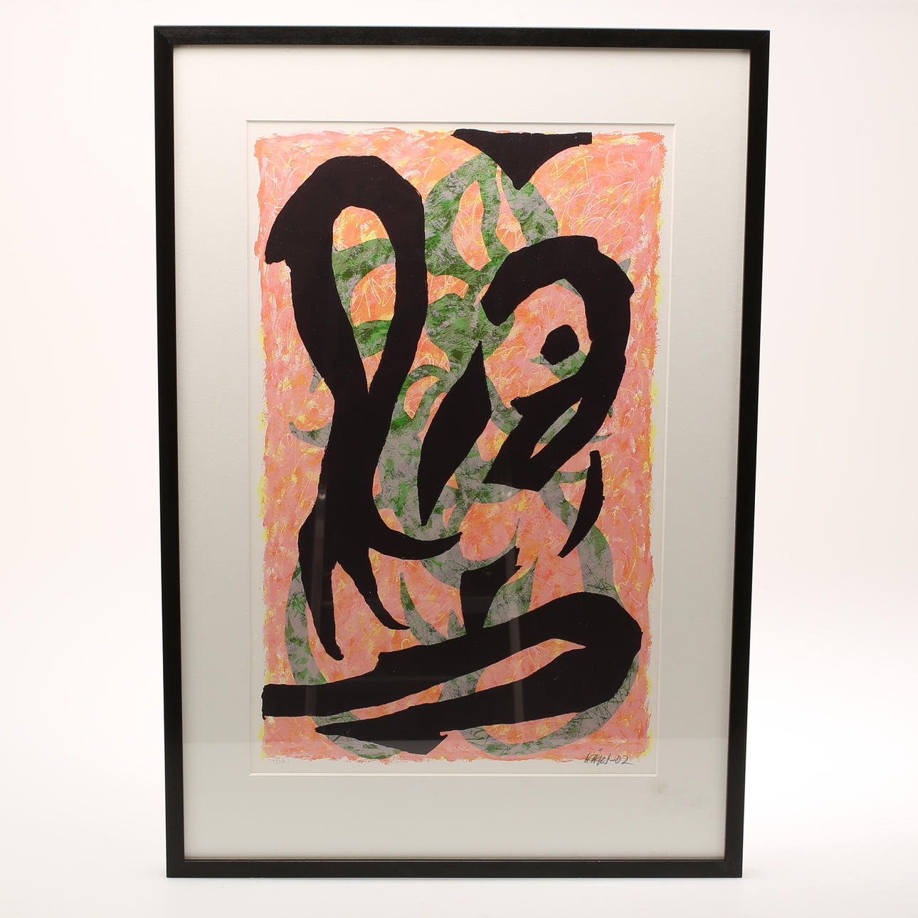 OLLE KÅKS. Färglitografi, signerad och numrerad 79/100.