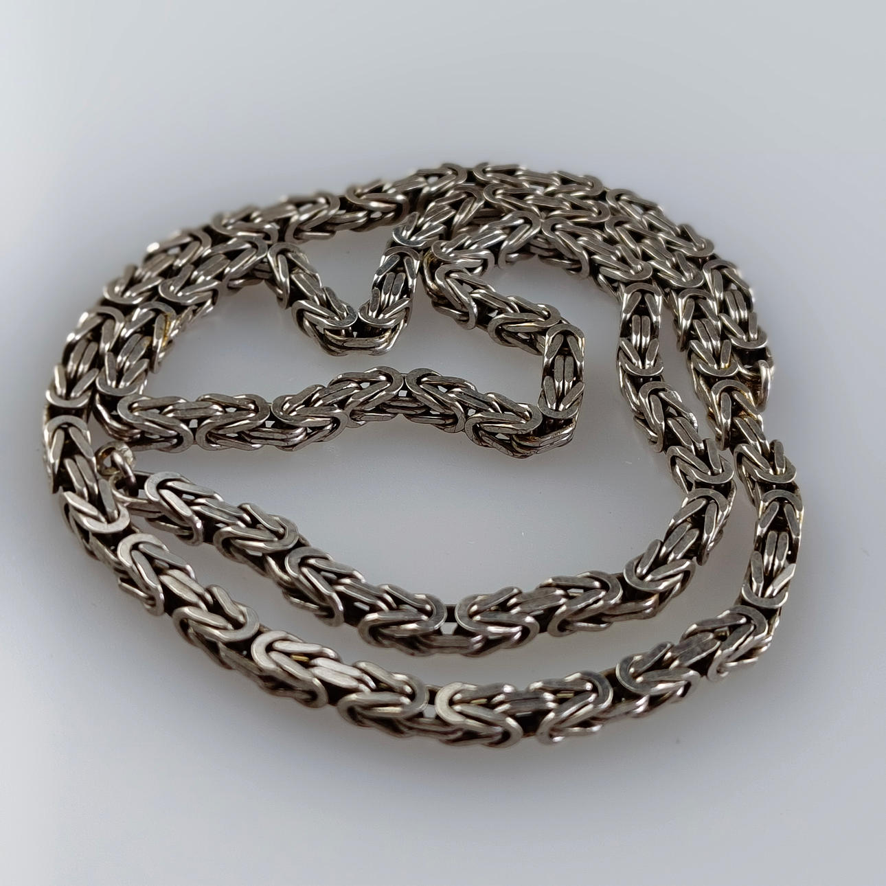 Silver vintage king chain, 925 silver.