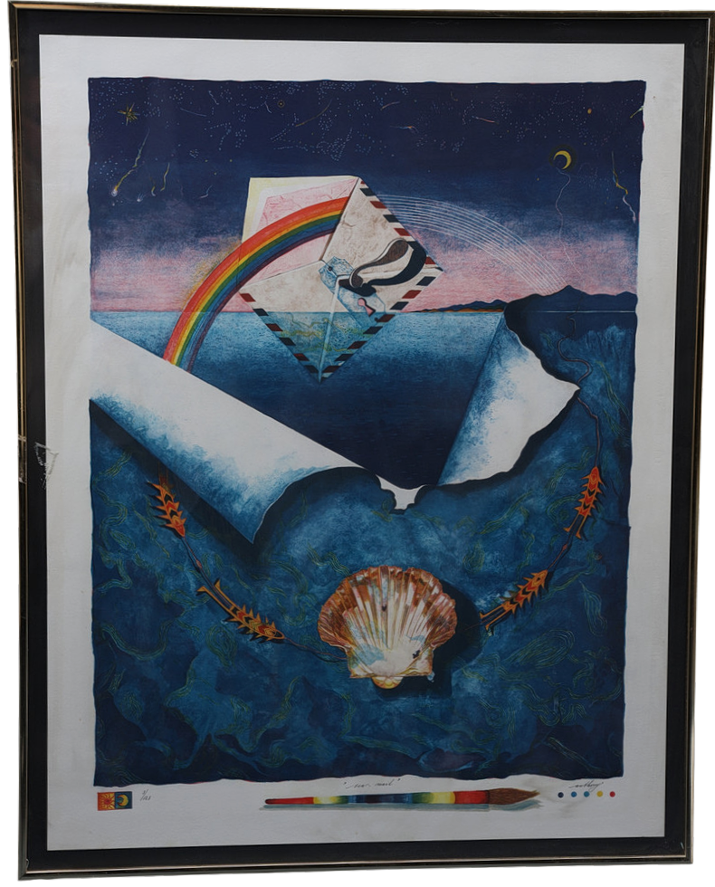 ANTONY STRÜWER. “Sea mail” Signed and numbered.