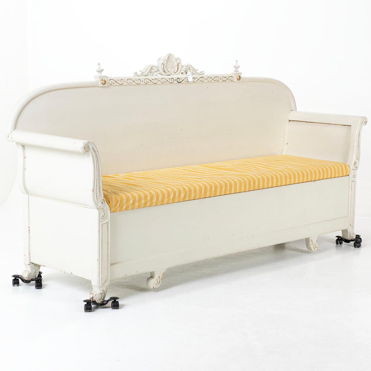 SOFFA, vitmålad, 17/1800-tal.