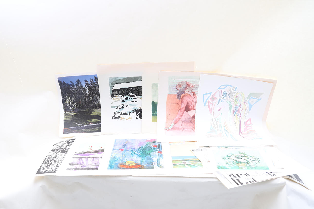 PARTI GRAFIK, färglitografier, affischer. Konst - Grafik - Auctionet