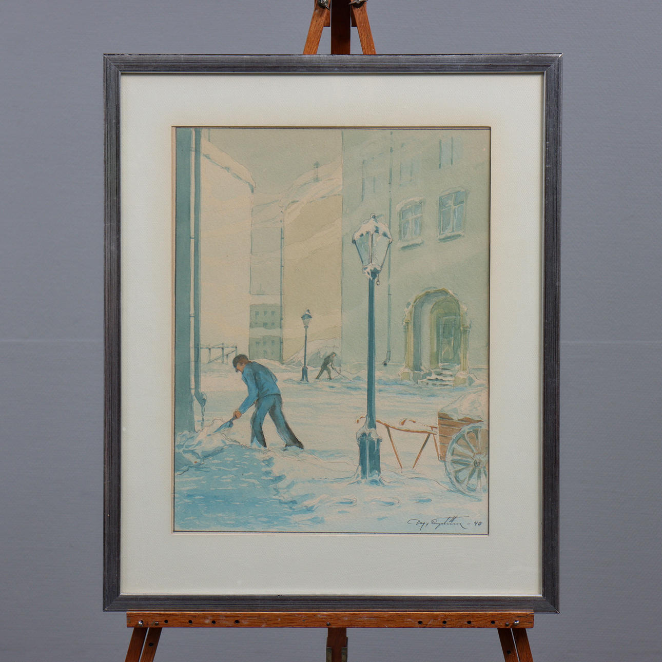 DAG ENGSTRÖM, WATERCOLOUR, SIGNED, DATED 1940, GLAZED.