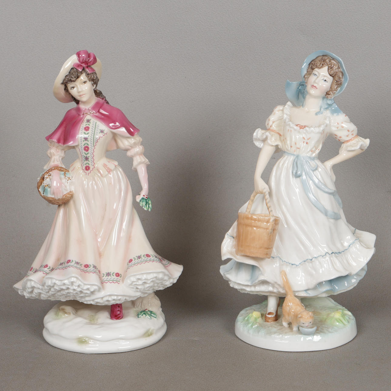 TWO LIMITED EDITION ROYAL WORCESTER FIGURINES (2).