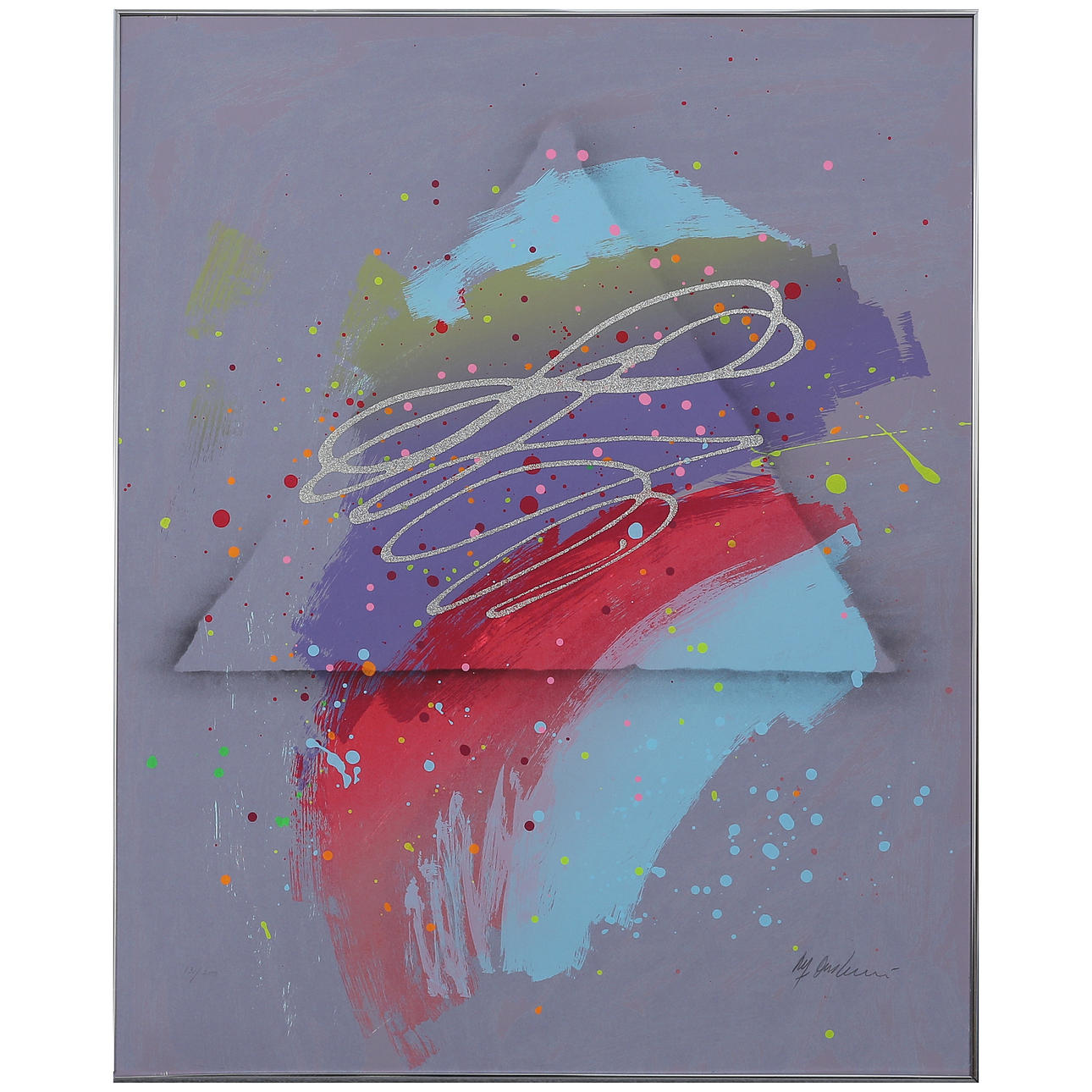 ULF ONSBERG. LITHOGRAPH IN COLOURS 131/200 SIGNED.