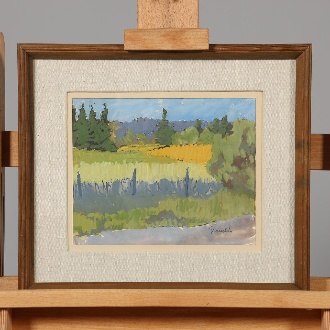 SVÄN GRANDIN. MIXED TECHNOLOGY, signed.