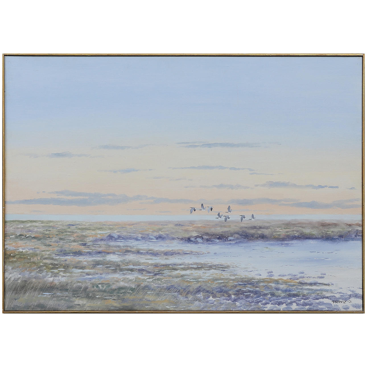 JAN PRINTZ (ÖLAND) OIL ON CANVAS, SIGNED, DATED.