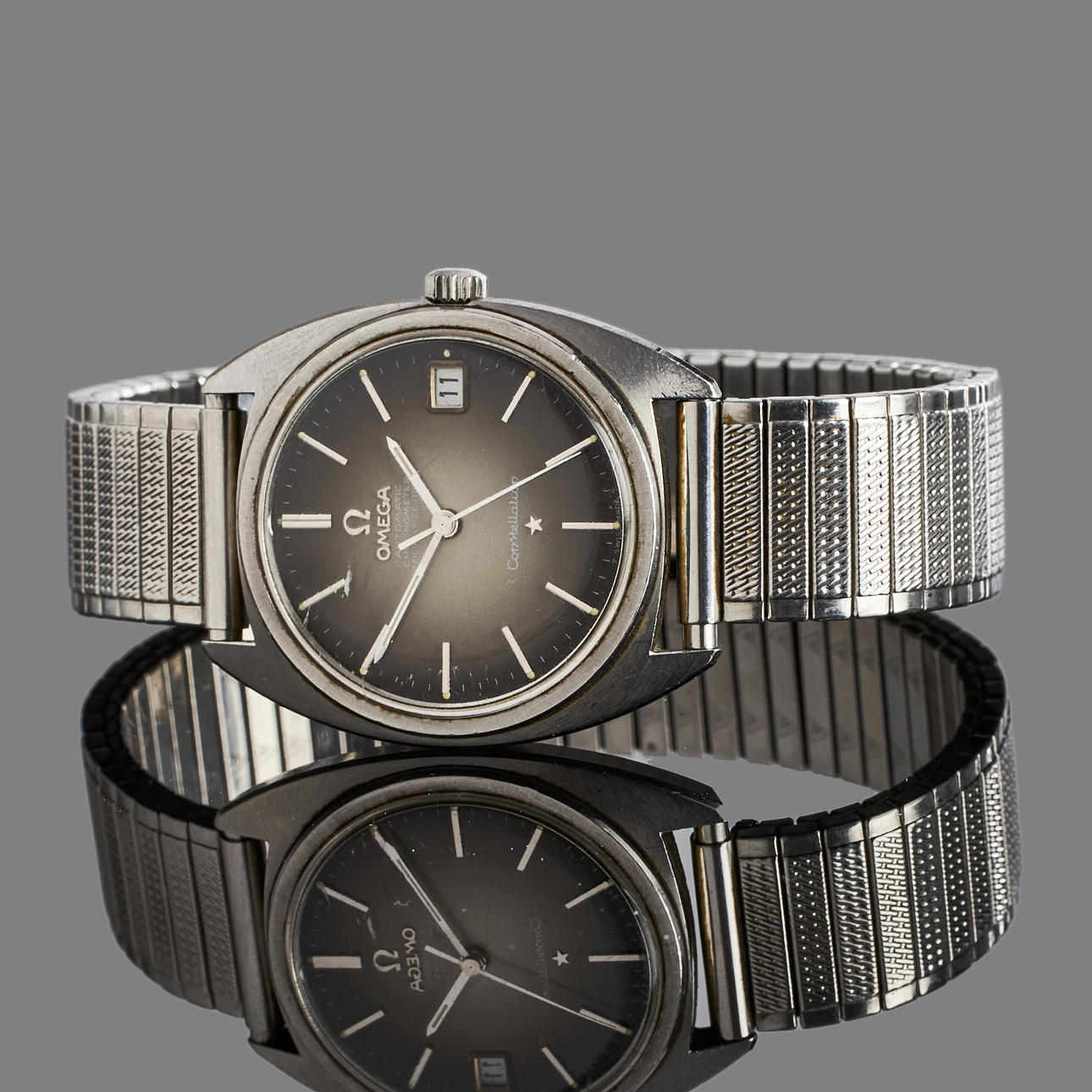 OMEGA, Constellation, wristwatch, chronometer, automatic, steel, date.