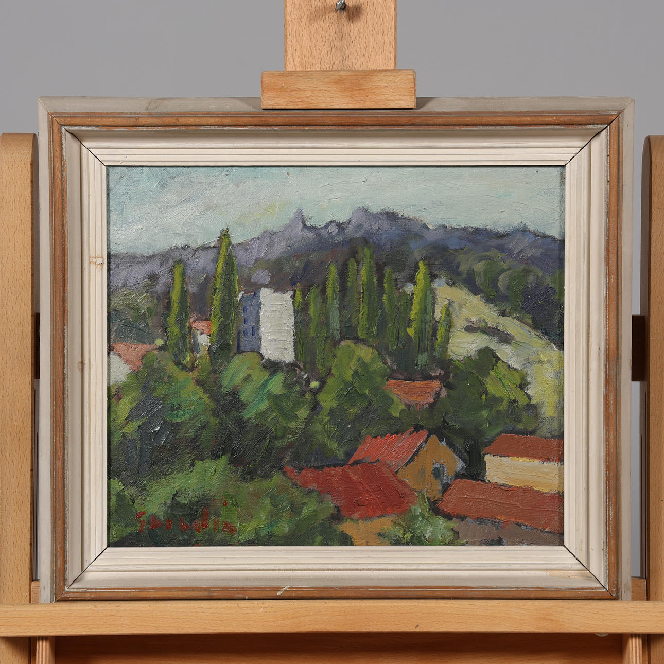 SVÄN GRANDIN. OIL ON CANVAS, signed.