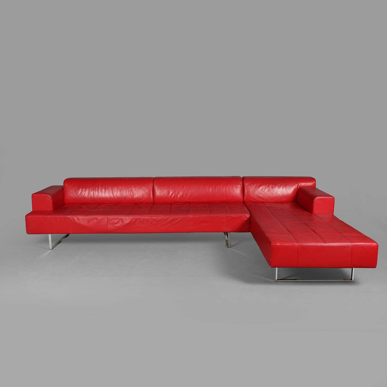 Poltrona Frau Quadra レッド 赤 本革 オットマン1脚① Poltrona Frau - Vanity Fair Red Leather Art Deco Club Chair | eBay