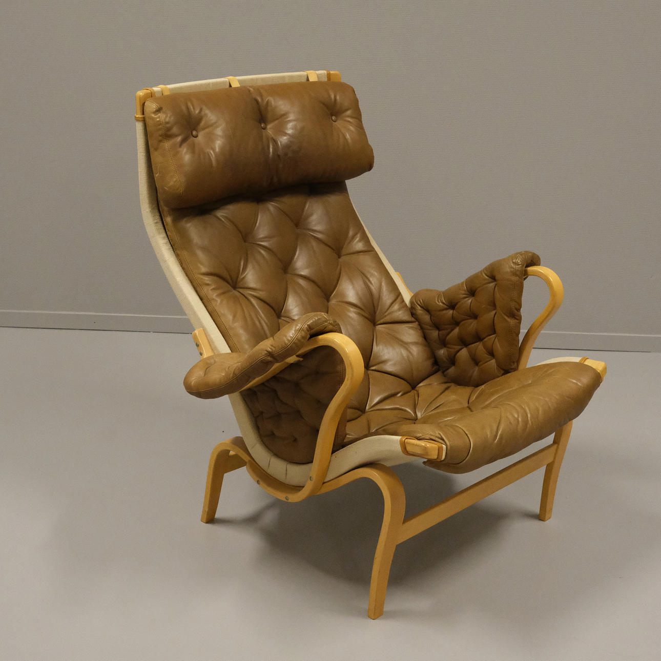 BRUNO MATHSSON. ARMCHAIR, “PERNILLA”, DUX.
