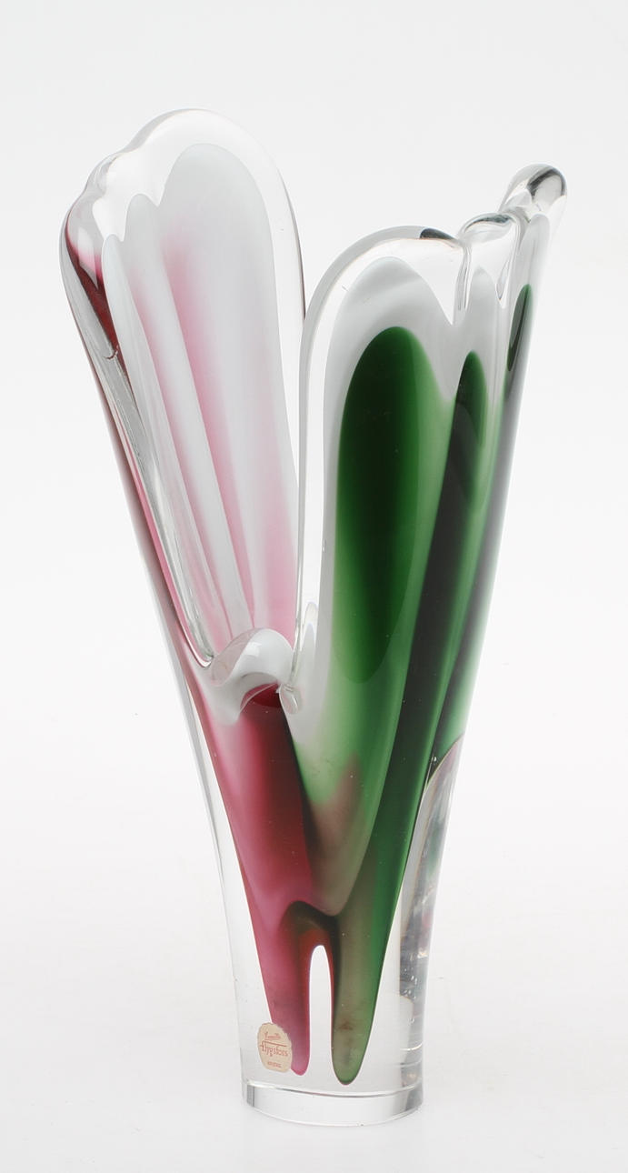 VAS, glas, "Coquille", Flygfors.