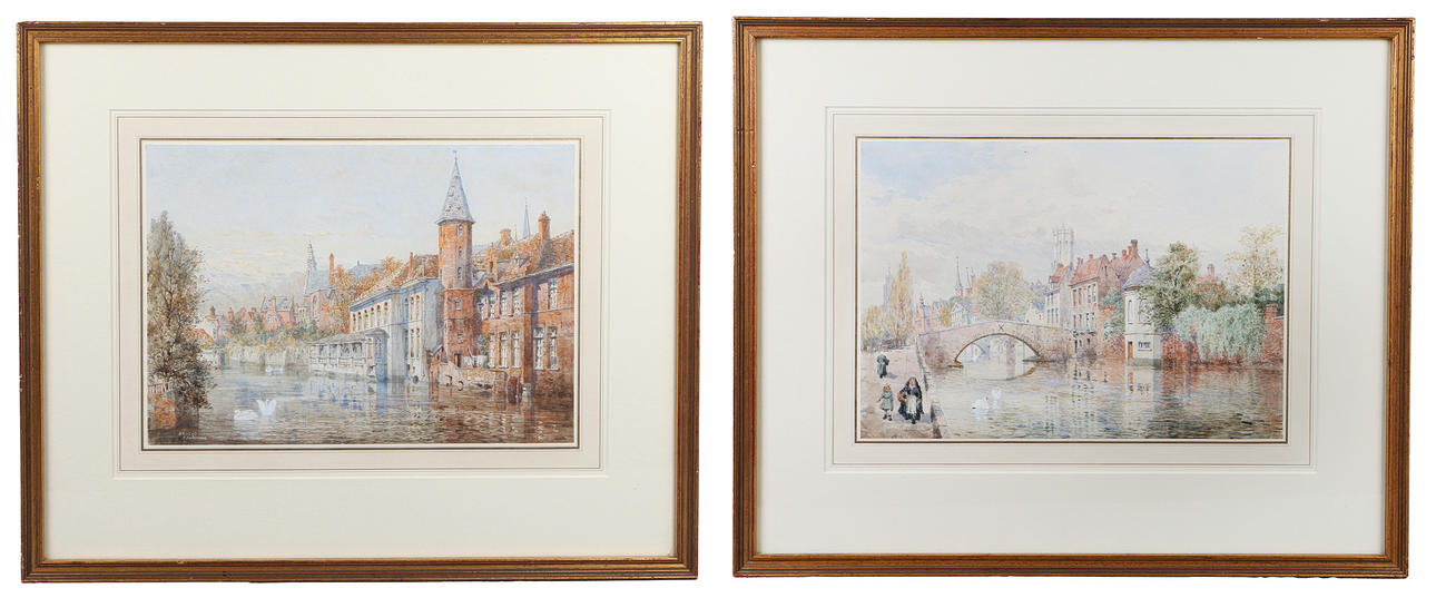 EDWARD SALOMONS (BRITISH, 1827-1906) (2).