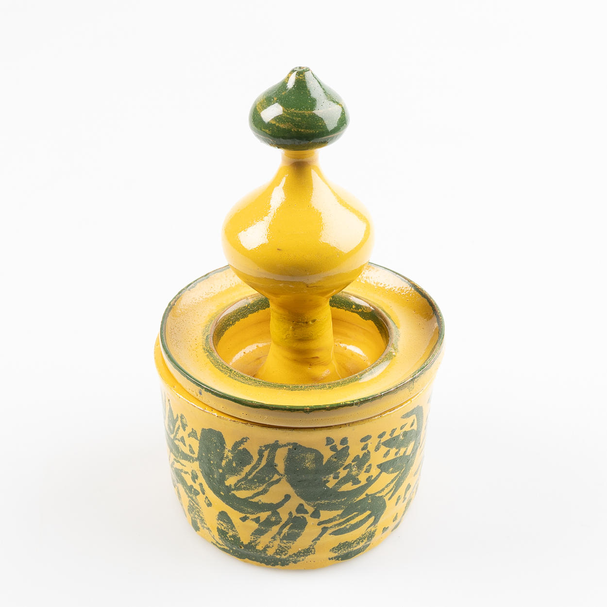 ULRICA HYDMAN-VALLIEN. LOCKBOX, glazed ceramic, signed.