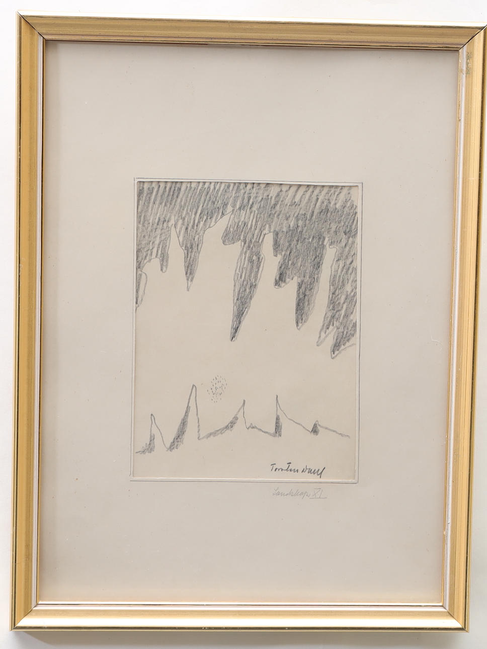 TORSTEN DAHL. "Landskap XI" signerad.