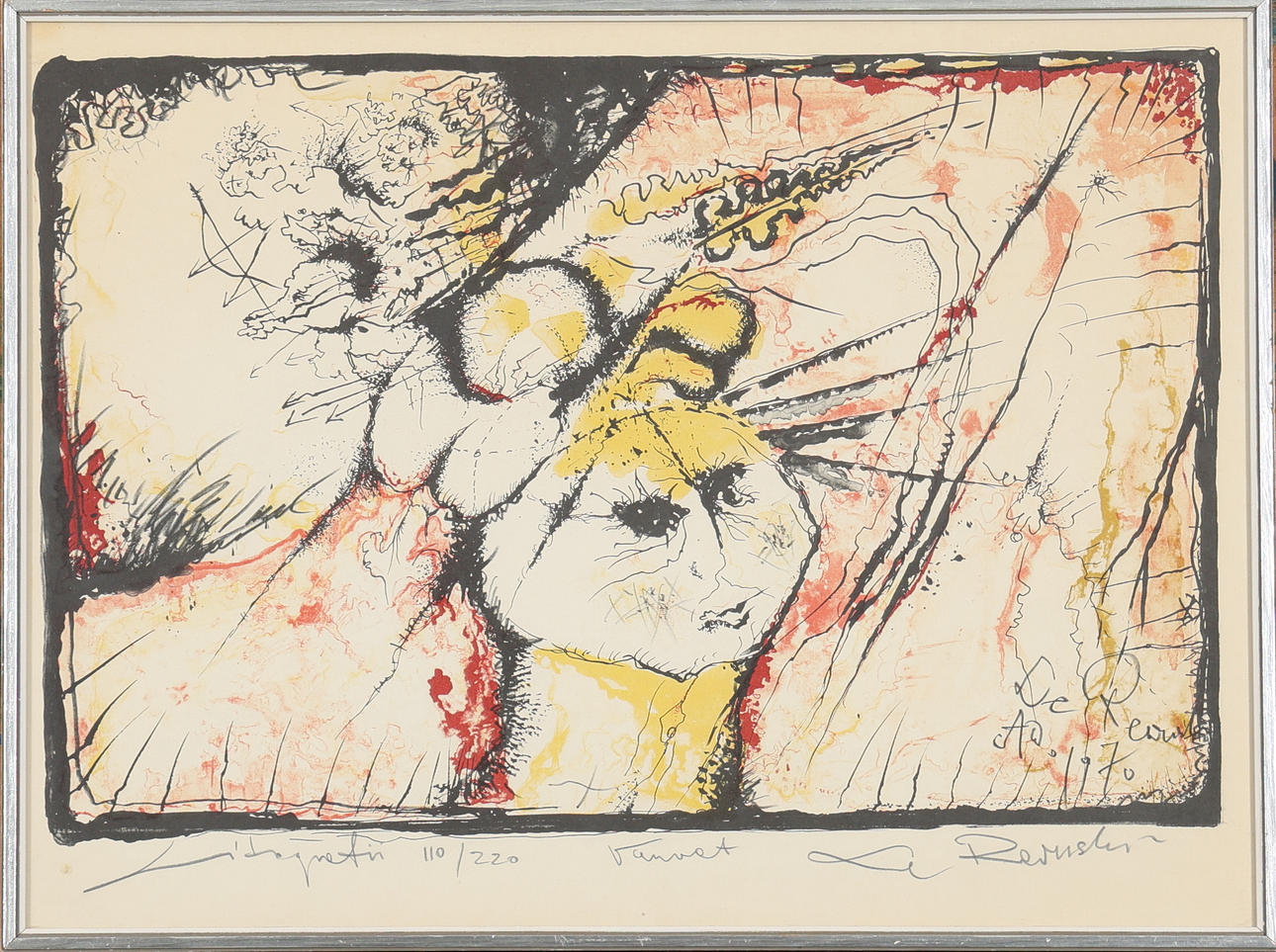 LECH RZEWUSKI. LITHOGRAPHY, signed and numbered.