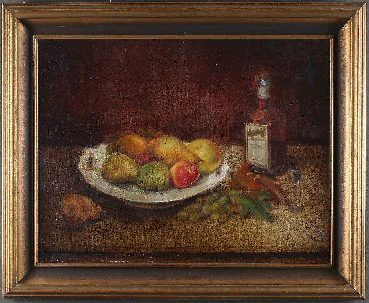 GUSTAV EVERT PREINITZ. Stilleben, olja på duk, signerad och daterad -23.