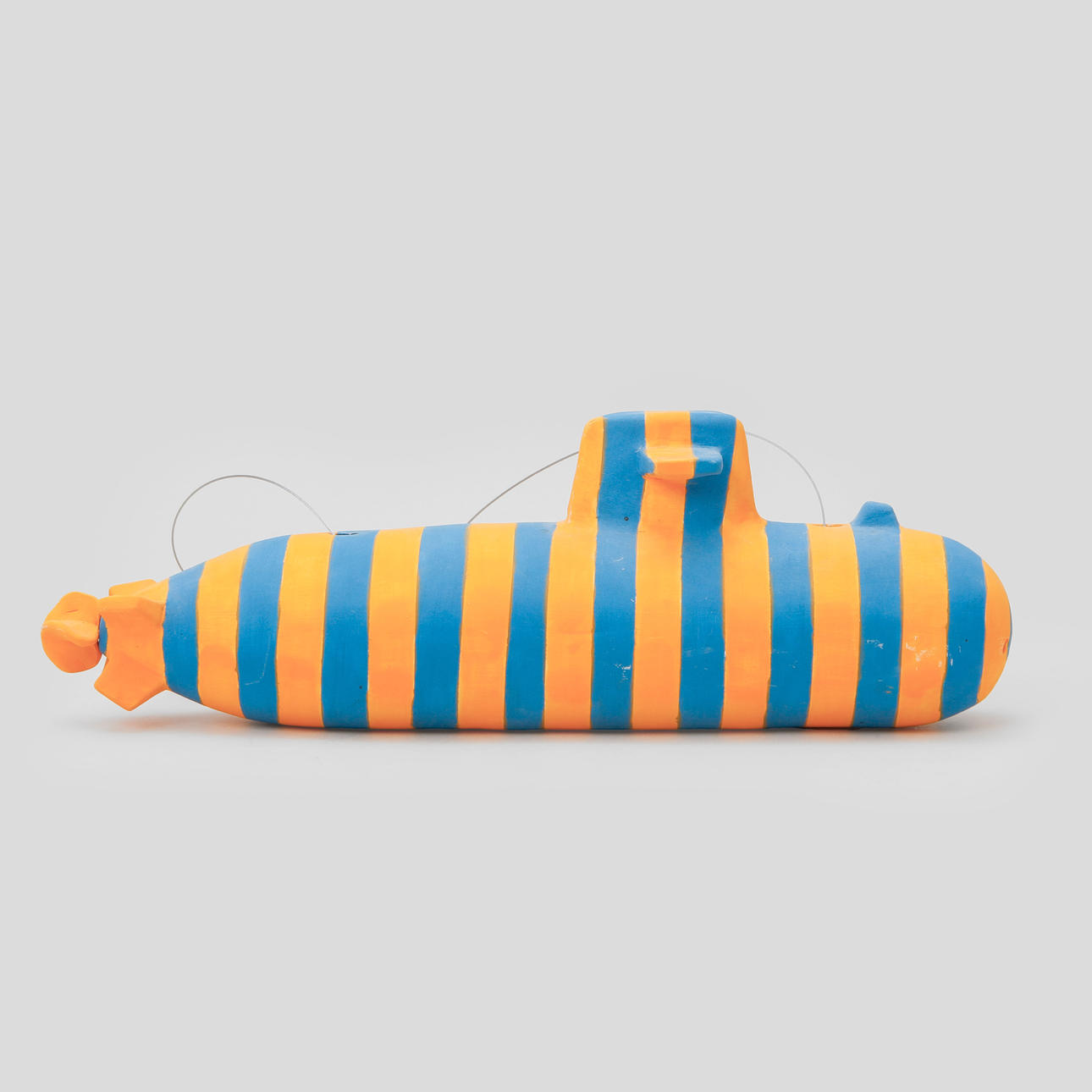 ANNIKI ANDERSSON. Sculpture, “The submarine”, ceramic, stamp signed.