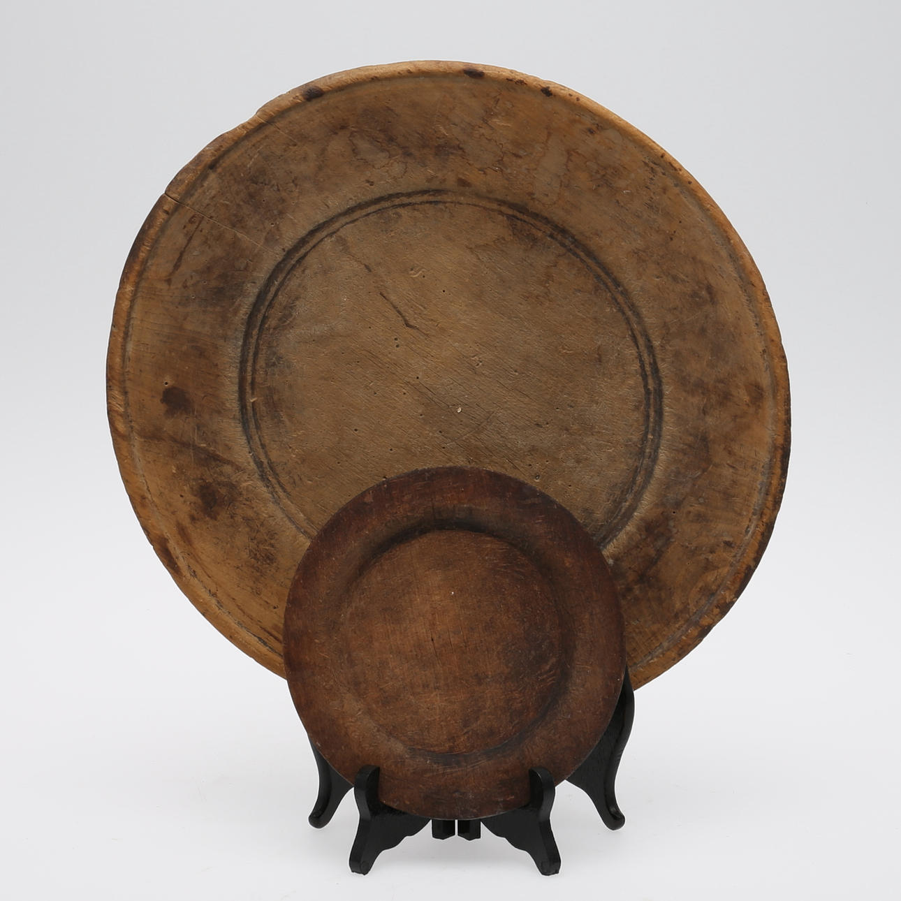 ALLMOGE, fat, (2), trä, 1800-tal.