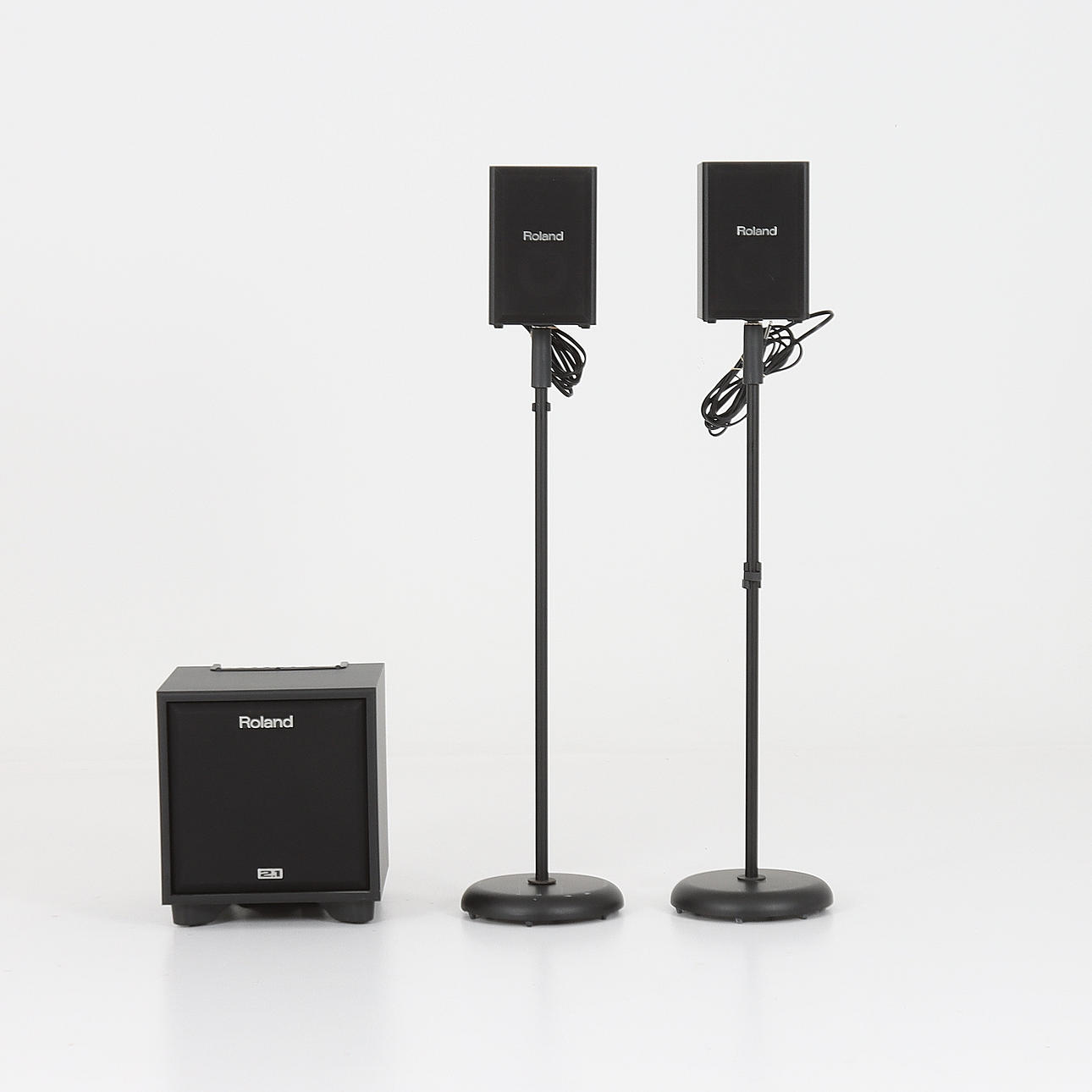 SPEAKER SYSTEM, Roland 2.1 CM-110 Cube and 2 satellite speakers CM