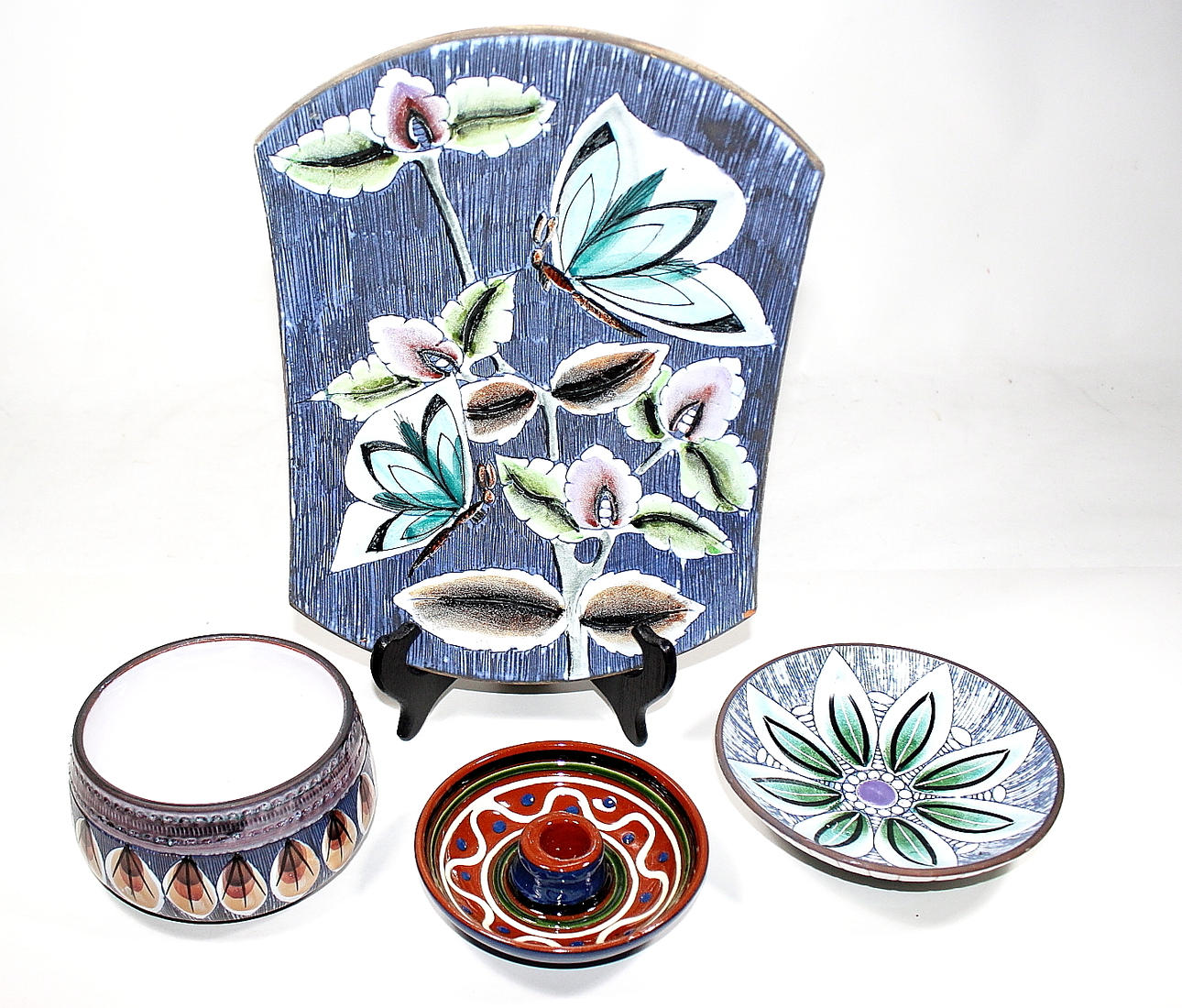 KERAMIKFÖREMÅL, 4 st, Alingsås och Nittsjö.