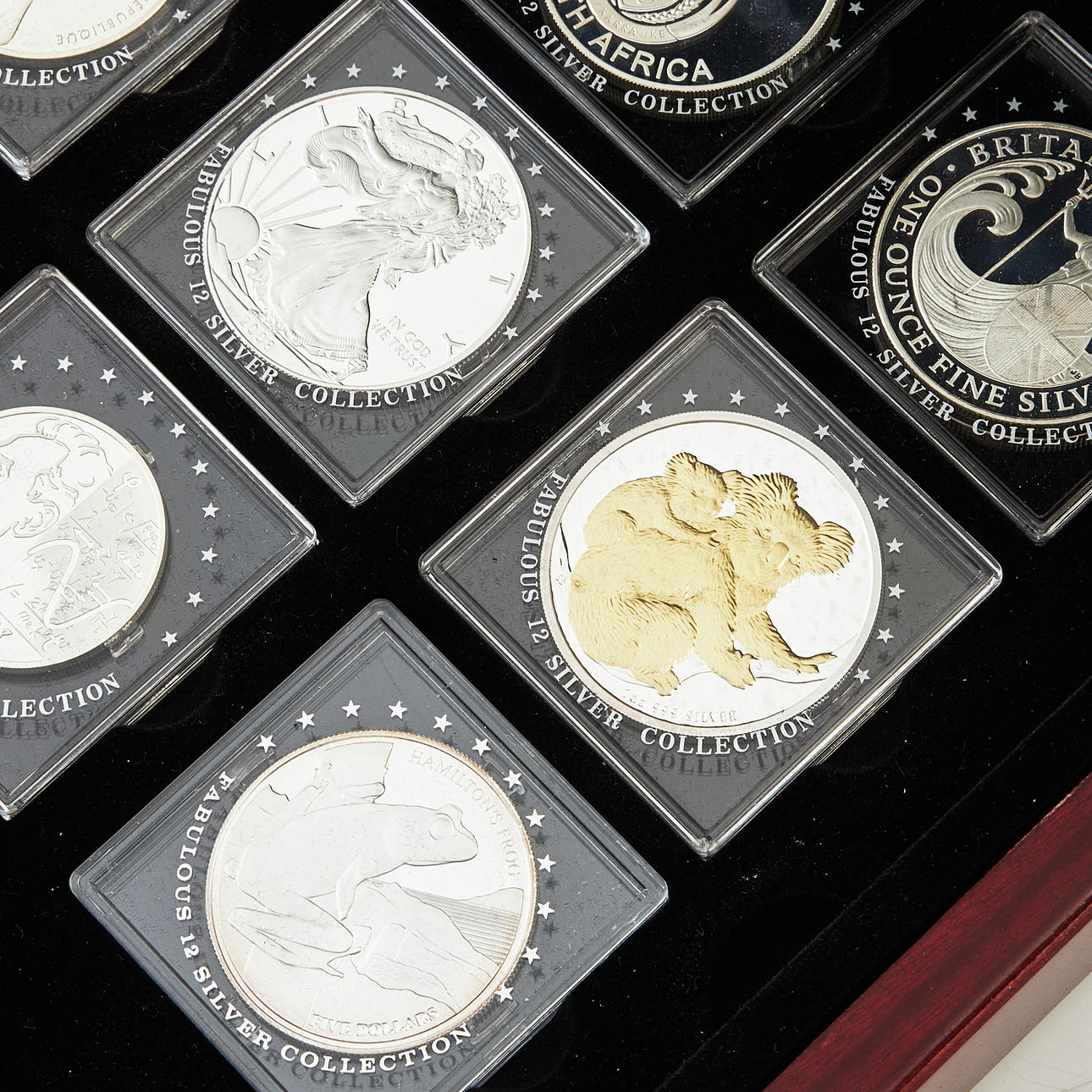 COIN, 12 pcs. Silver, Fabulous 12 silver collection. Coins, Medals ...