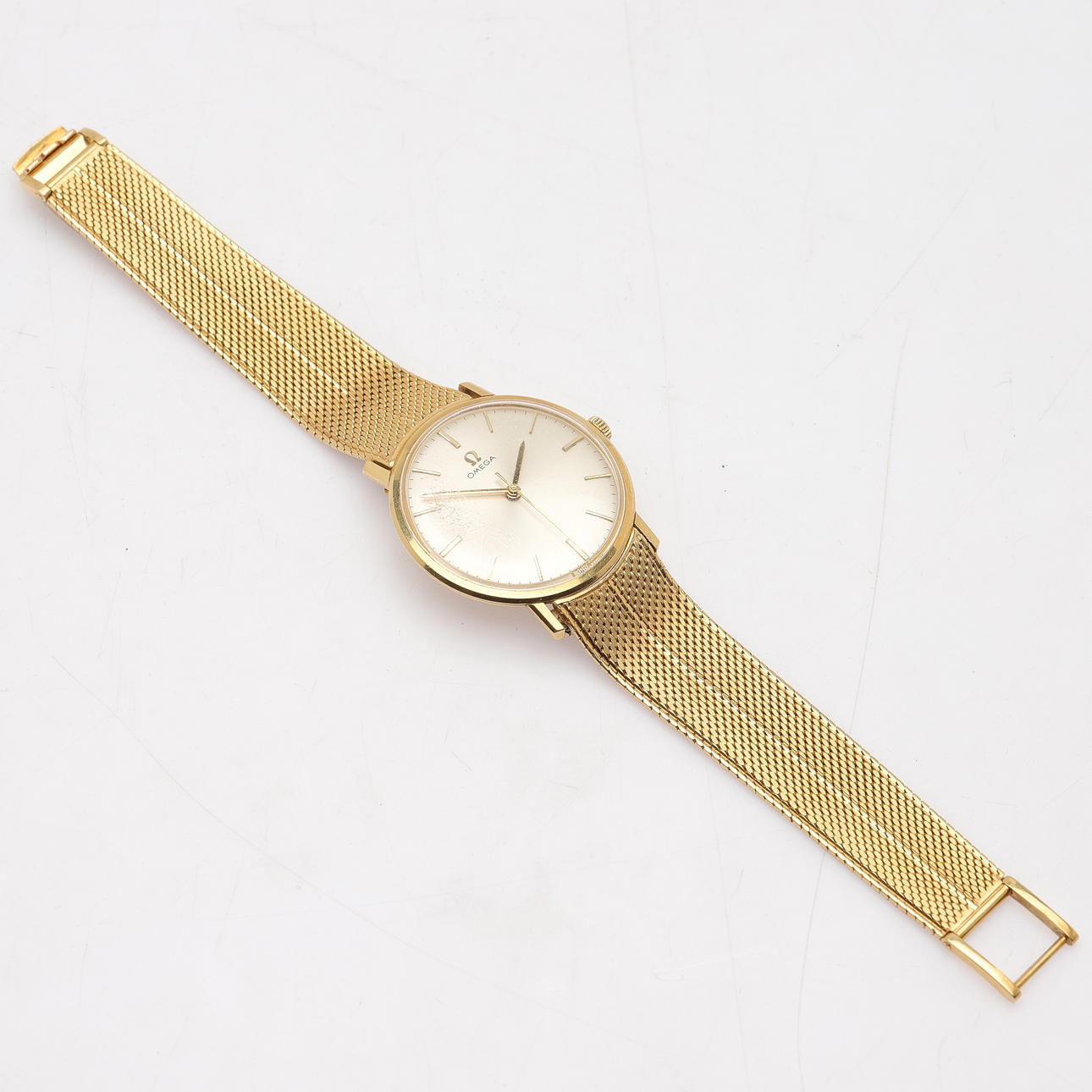 RELOJ DE PULSERA, oro de 18 quilates, Omega. Peso total aprox. 68 g ...