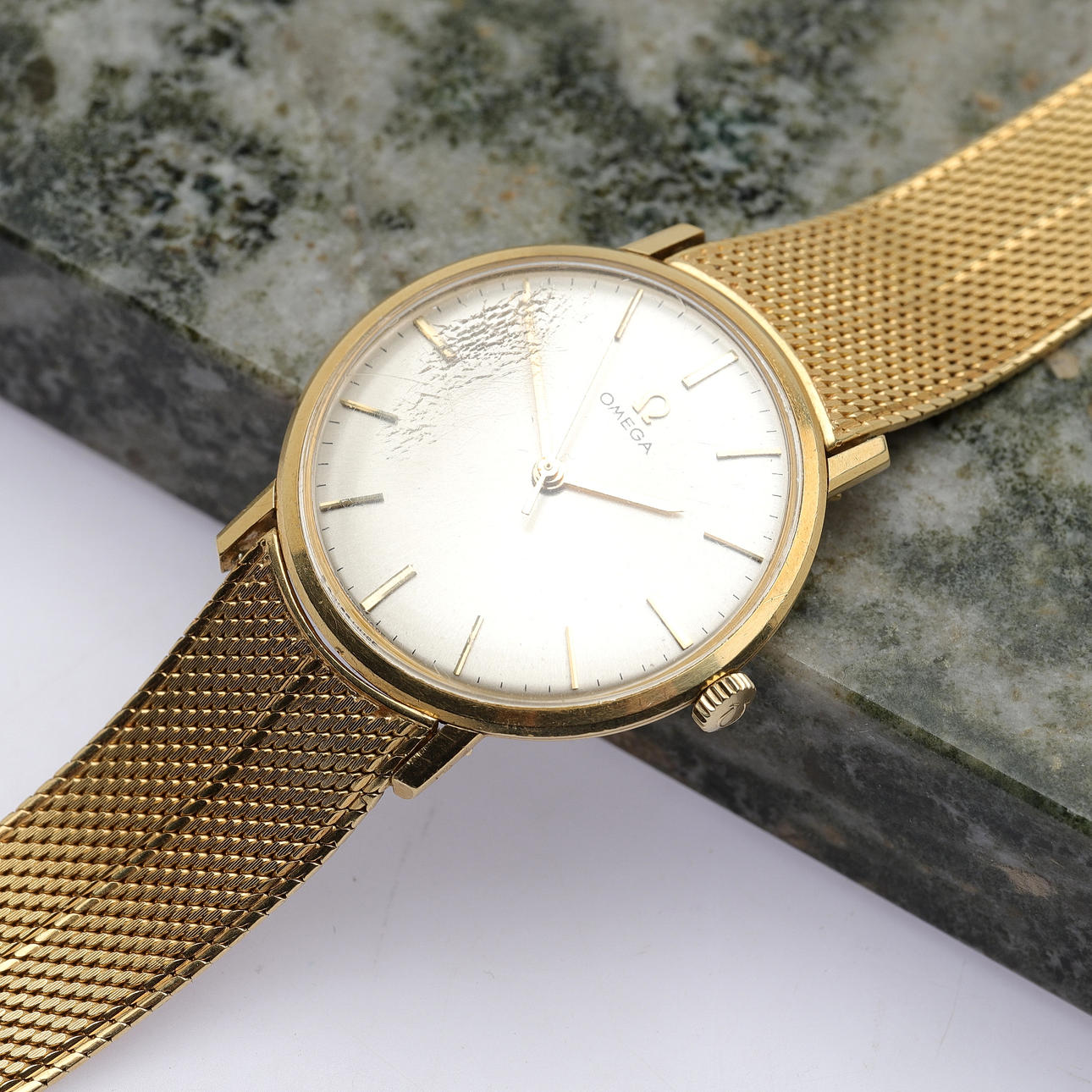RELOJ DE PULSERA, oro de 18 quilates, Omega. Peso total aprox. 68 g ...