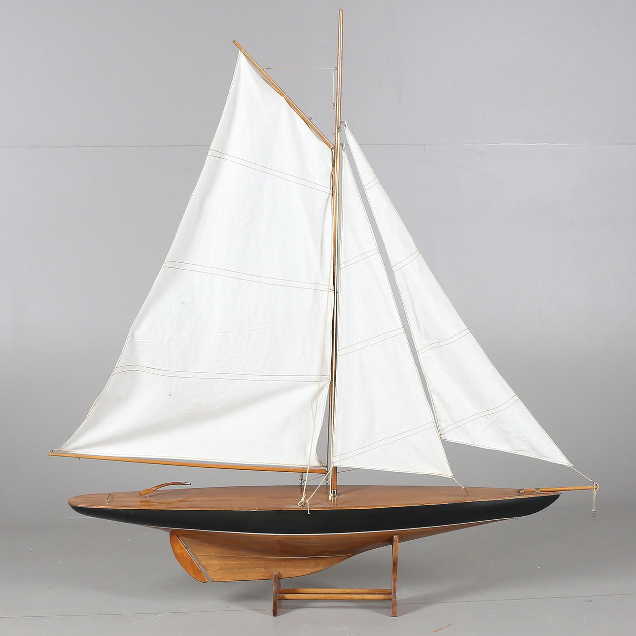 SEGELBÅT, modell. 1900-tal.