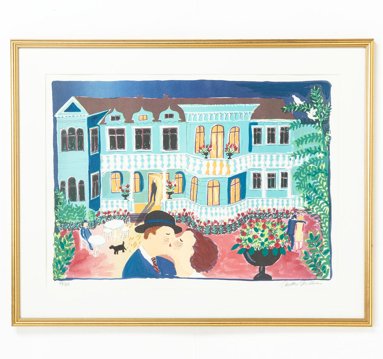 ANDERS HULTMAN, Lithograph in colour, signed and numbered 35/180.