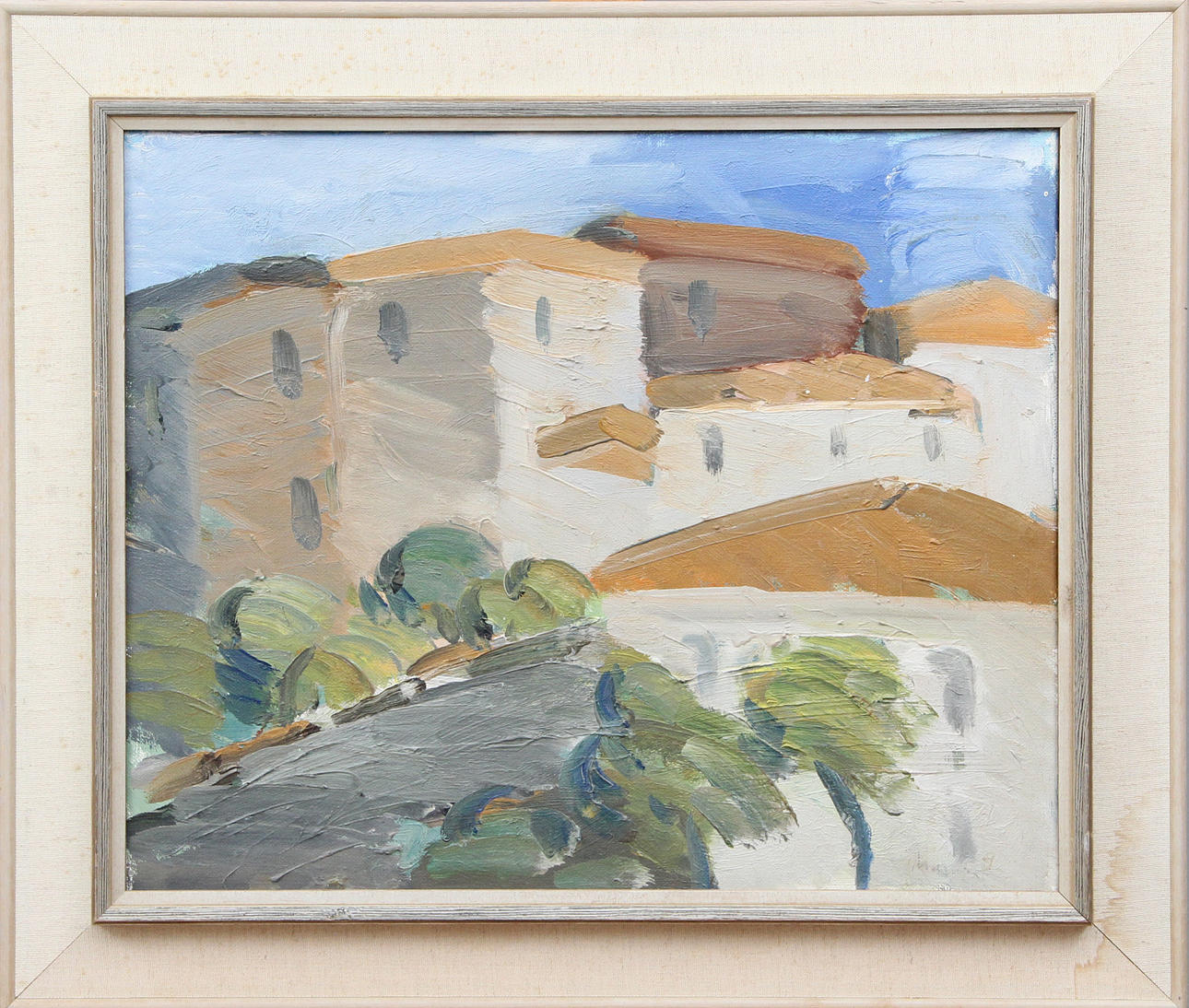 SVEN-ERIK MARKHED. OIL, on canvas, signed.